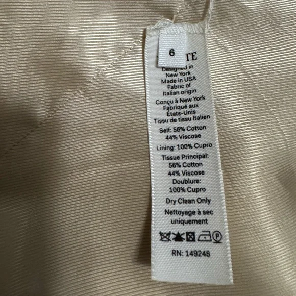 KHAITE Jaden Satin Trench Coat Size 6 NWT - Picture 7 of 11